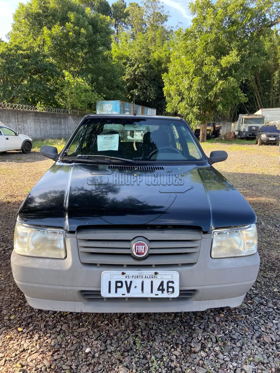 LOTE 023 - Veículo FIAT/UNO MILLE WAY ECON, ano/modelo 2009/2010
