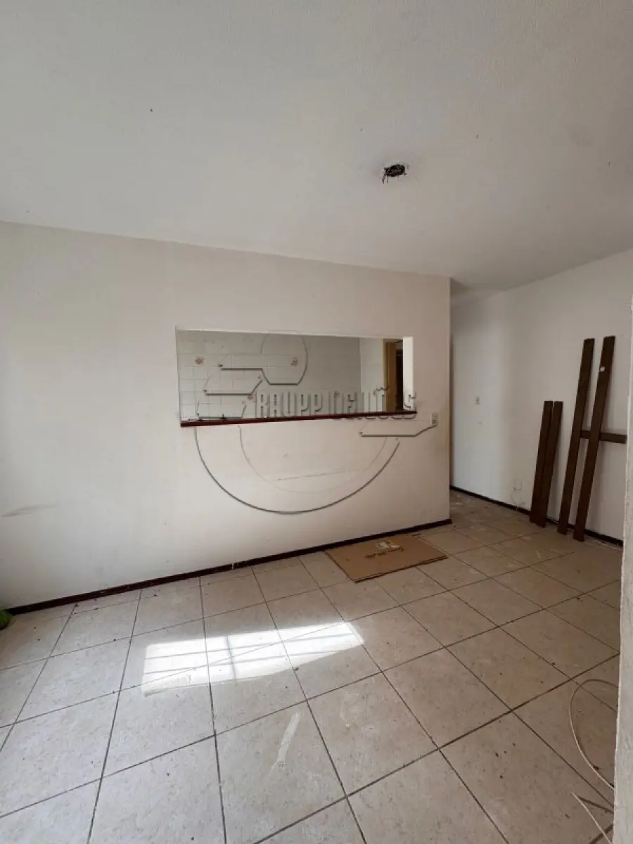 LOTE 001 - 02ª DATA | (CACHOEIRINHA/RS) Apto 104 do Edifício Aruba, bloco D, no Conj. Resid. Ilhas do Caribe, c/ 63,46m², na Av. Papa João XXIII     -      IMÓVEL DESOCUPADO