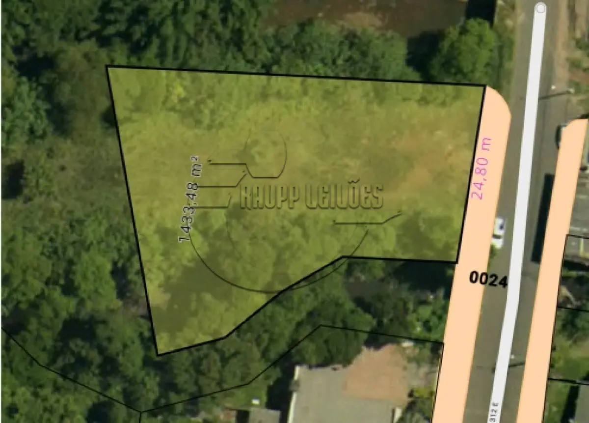 LOTE 004 - **02ª DATA | (GRAVATAÍ/RS) Um terreono sem benfeitorias, com 1.433,48m2 - Bairro Vila Branca