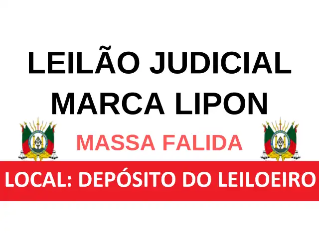 LEILÃO JUDICIAL - MARCA LIPON