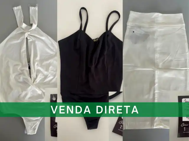 VENDA DIRETA - (50) Cinquenta body alcinha e (50) Cinquenta saia midi bengaline