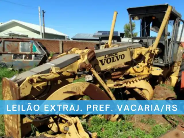 LEILÃO EXTRAJUDICIAL - DIVERSOS BENS MÓVEIS DA PREFEITURA DE VACARIA/RS