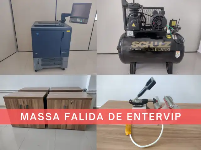 LEILÃO JUDICIAL - DIVERSOS EQUIPAMENTOS, MAQUINÁRIOS E MOBILIÁRIOS