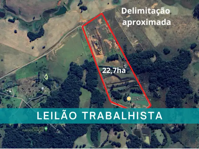 LEILÃO JUDICIAL - 02 ÁREAS DE TERRAS EM VIAMÃO/RS