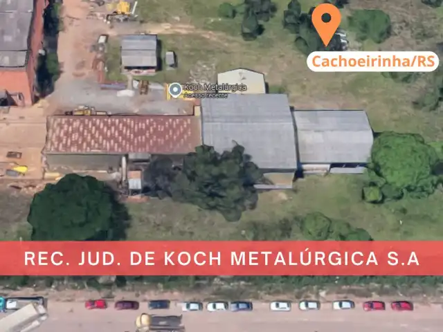 LEILÃO JUDICIAL - UPI COMPOSTA PELO IMÓVEL SEDE DA EMPRESA KOCH METALÚRGICA
