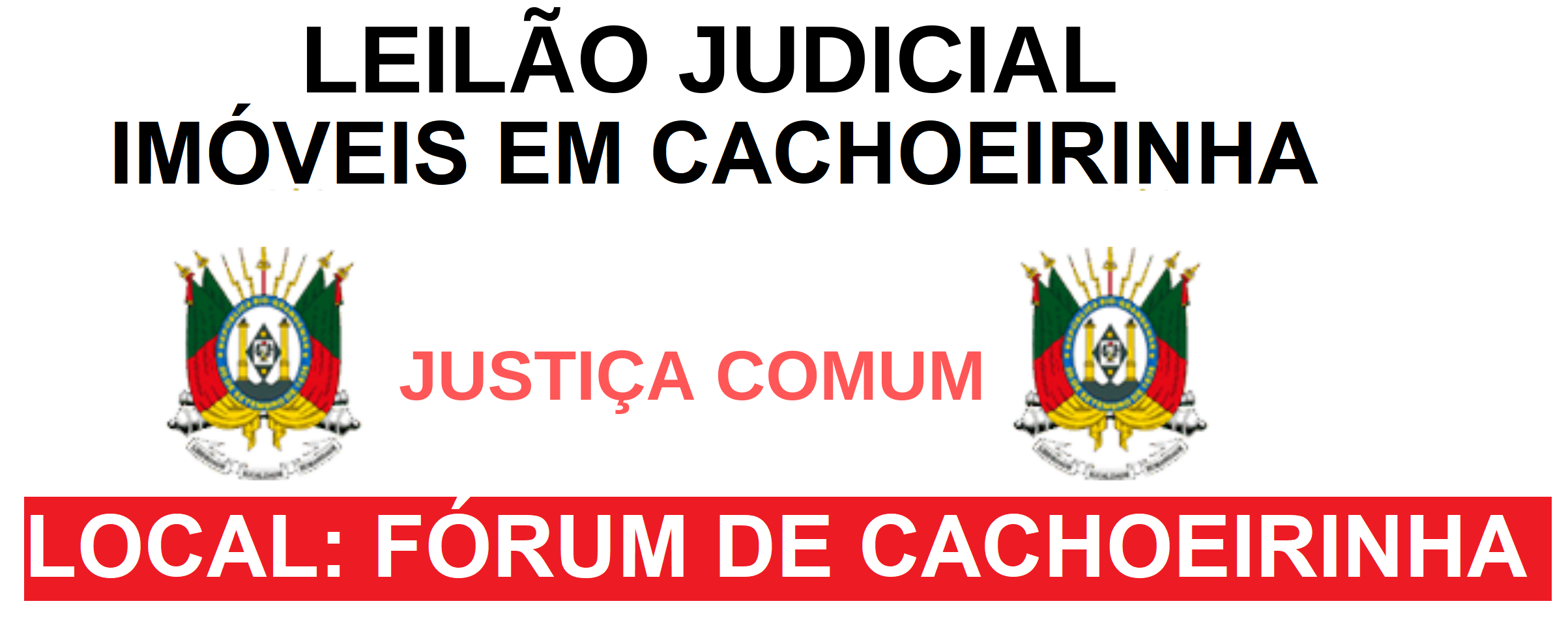 LEILÃO JUDICIAL - APARTAMENTOS EM CACHOEIRINHA/RS