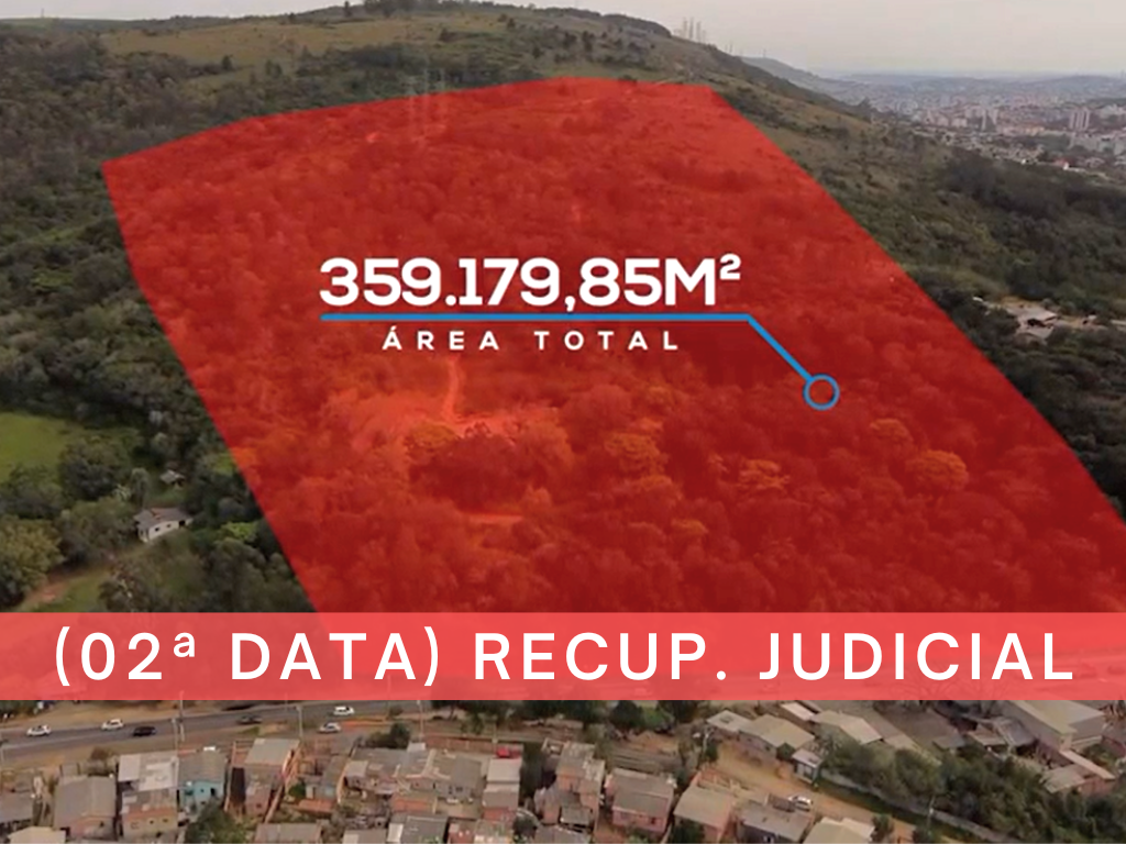 LEILÃO JUDICIAL - Área de terras c/ aproximadamente 36ha em Porto Alegre/RS - Bairro Alto Petrópolis
