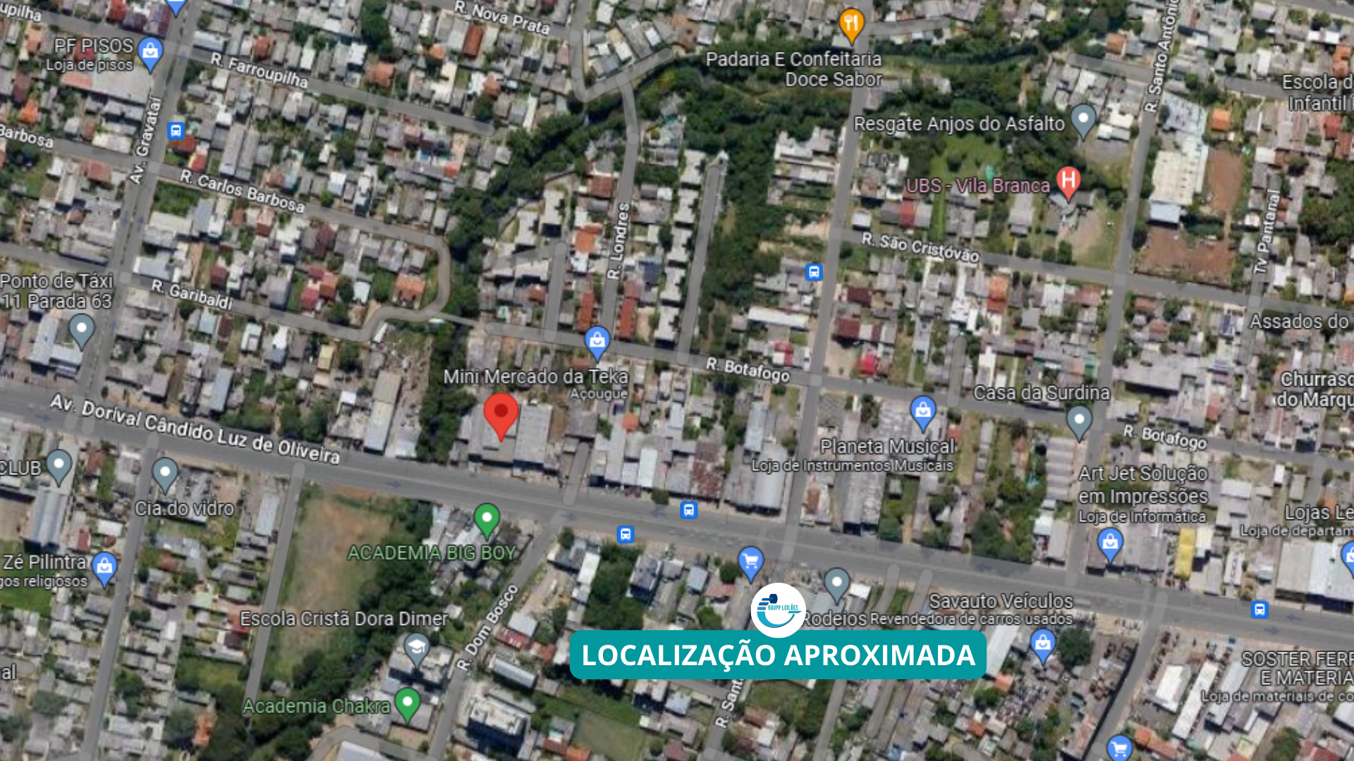 (GRAVATAÍ/RS) Um terreno, com benfeitorias, em Gravataí - Av. Dorival Cândido Luz de Oliveira, localizado em Gravataí - RS