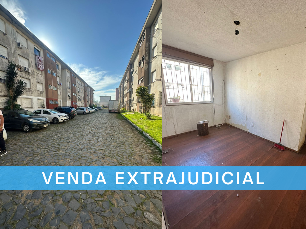 VENDA EXTRAJUDICIAL - um apartamento c/ 66,12m² em Porto Alegre/RS - Bairro Rubem Berta