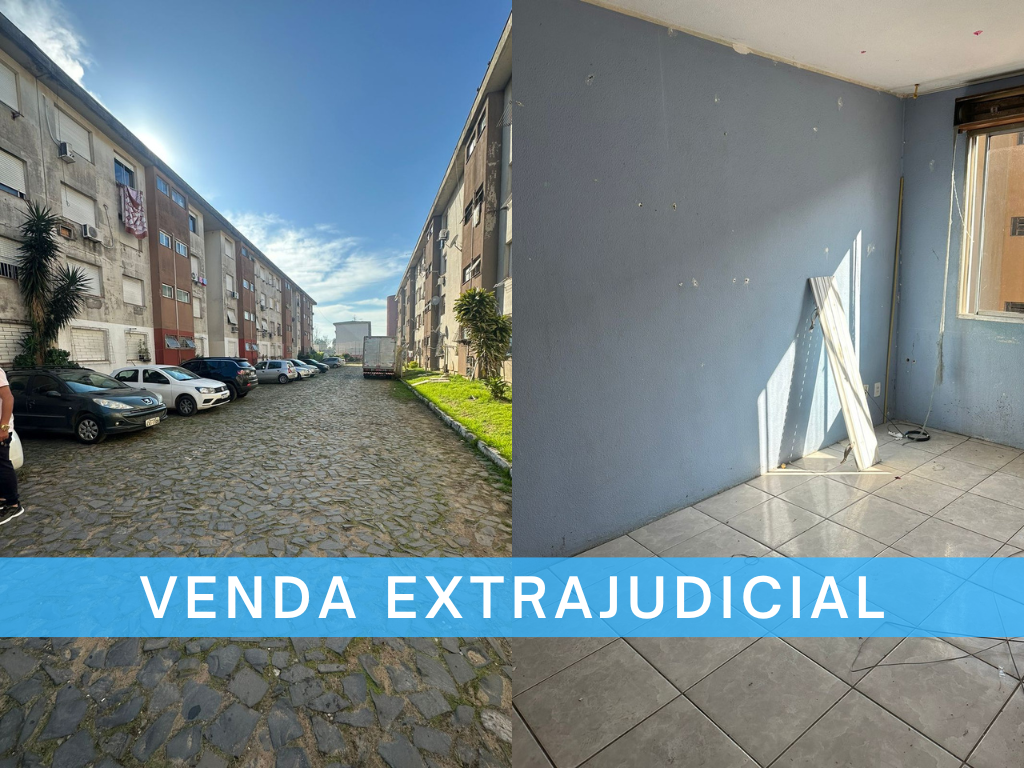 VENDA EXTRAJUDICIAL - um apartamento c/ 52,55m² em Porto Alegre/RS - Bairro Rubem Berta