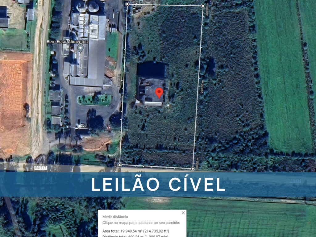 LEILÃO JUDICIAL - DIVERSOS IMÓVEIS EM GRAVATAÍ, NOVO HAMBURGO E TAPES/RS