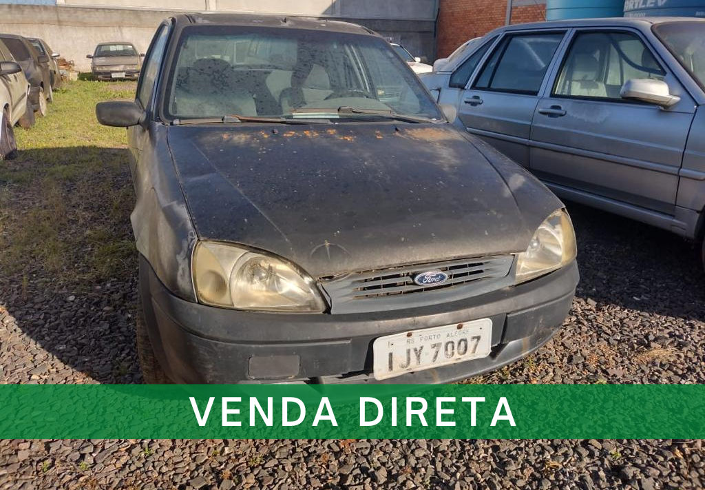 VENDA DIRETA - Um automóvel FORD FIESTA GL, ANO/MOD. 2001