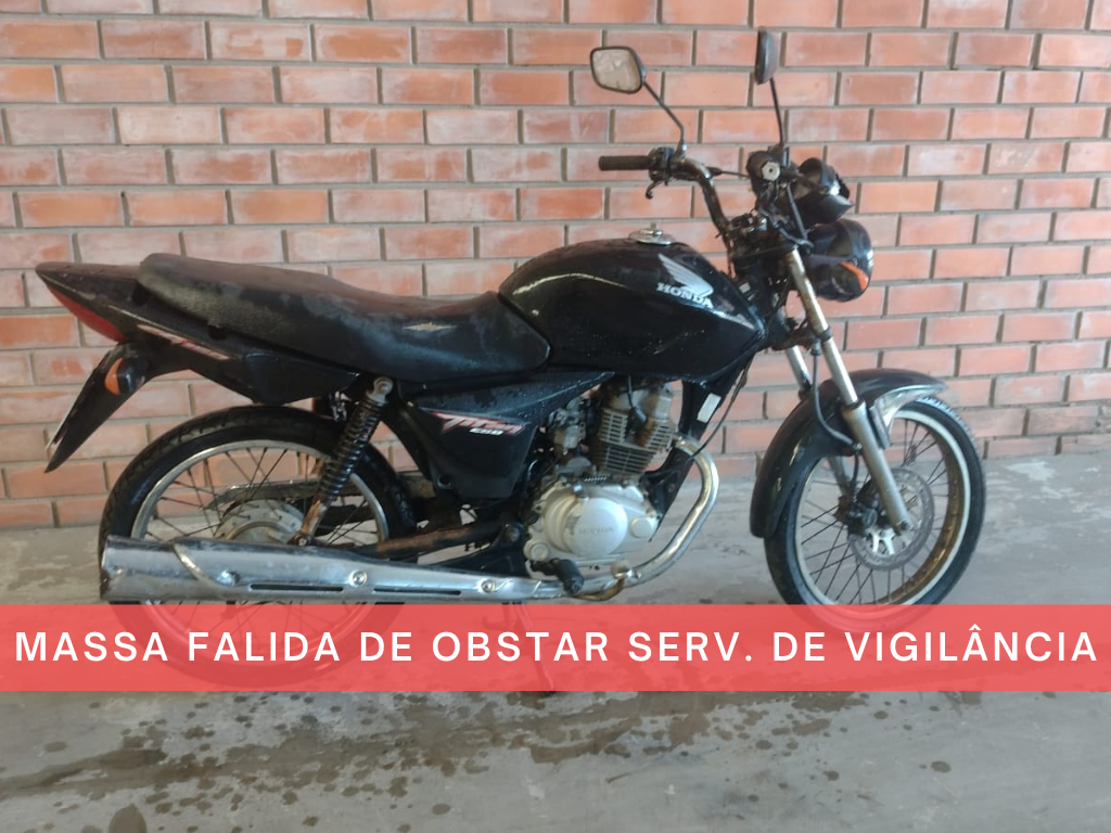 LEILÃO JUDICIAL - UMA MOTOCICLETA HONDA/CG 150 TITAN