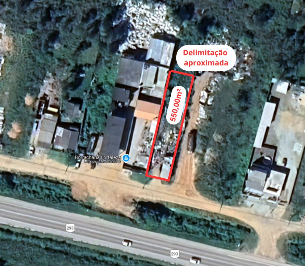 02ª DATA | (CAPÃO DO LEÃO/RS) Um terreno de 550,00m², sem benfeitorias, na BR 293, localizado em Capão Do Leão - RS