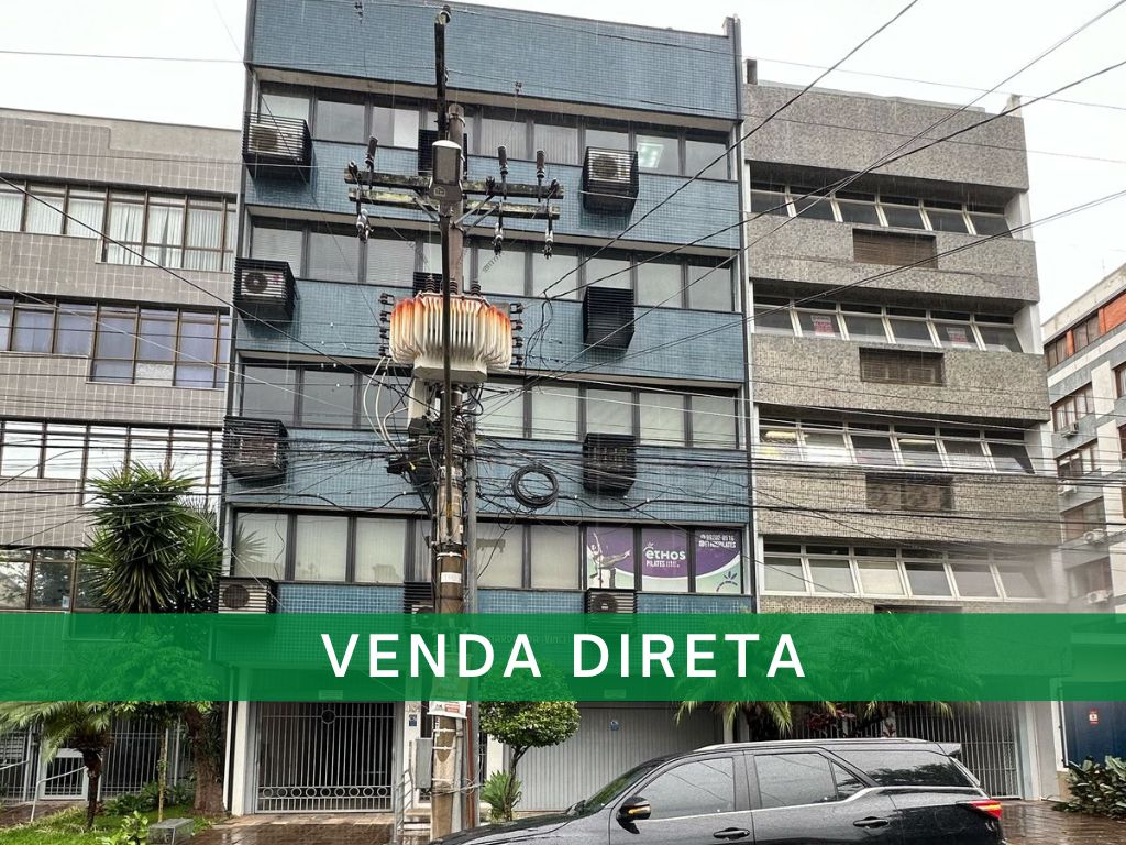 VENDA DIRETA - 01 SALA E 01 BOX NO ED. LEONARDO DA VINCI, EM PORTO ALEGRE/RS