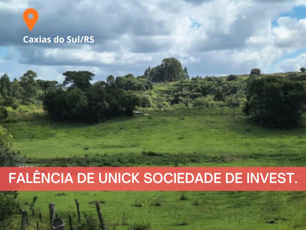 LEILÃO JUDICIAL - UMA ÁREA DE TERRAS C/ 27,62 HECTARES, EM CAXIAS DO SUL/RS