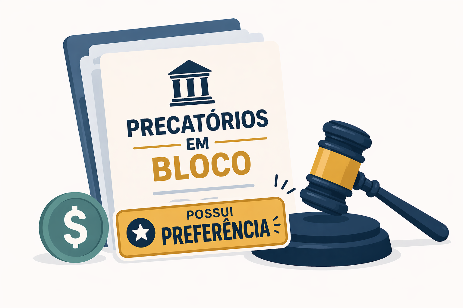 LOTE 001 - Direito creditório sobre 08 PRECATÓRIOS (VENDA EM BLOCO - POSSUI PREFERÊNCIA)