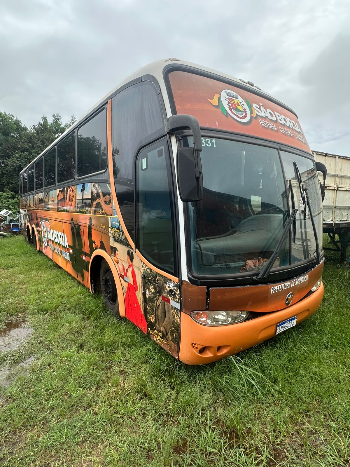 LOTE 025 - Veículo tipo Ônibus, marca MB, modelo 0-500/457 RS PARADISO, ano/modelo2004